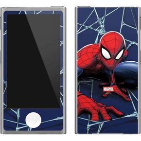Skinit Decal MP3 Player Skin Compatible with iPod Nano (7th Gen&2012) - Officially Licensed Marvel Spiderman Crawling Spiderman Design
