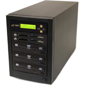 Acumen Disc 1 to 3 Multimedia to Blu-Ray Backup Duplicator - CF SD MS USB Flash Media Memory Card to BD-R DVD CD & Multiple Disc to Discs Copier (Standalone Audio Video Copy Tower, Duplication Device)