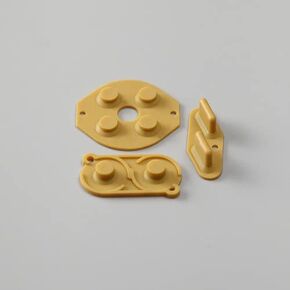 FunnyPlaying Game Boy DMG Silicone Button Contact Pad Membranes - Earth Yellow