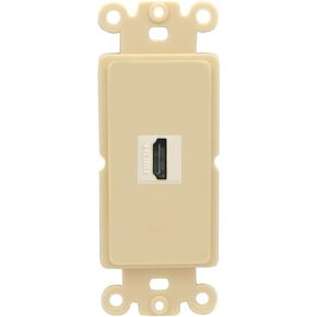 RiteAV - HDMI Port Wall Plate Decorative (Rocker) - [Black/Black]