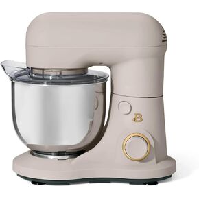 Beautiful 3.5 Qt Stand Mixer by Drew Barrymore – Lightweight, Powerful 300W Motor, 12 Speeds, Tilt-Head Design, Stainless Steel Bowl, Dishwasher-Safe Accessories (Sage Green)