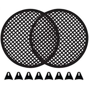 1 Pair 15" SubWoofer Mid Range Metal Mesh Waffle Speaker Grill DJ PA Car Audio