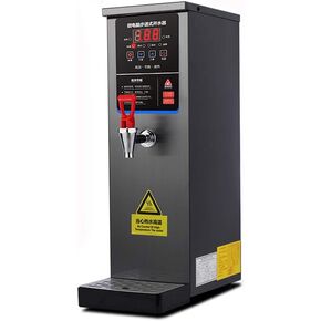 Fully Automatic Water Boiler, Step-by-Step Heating, Three-Layer Insulation to Prevent Water Leakage, Commercial Water Boiler (65L/H Black)