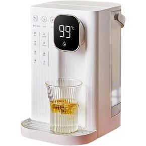 Instant Hot Water Dispenser 2.8L Household Instant Hot Water Dispenser Electric Kettle Boiling Machine Tea Maker Desktop Heater Drinking Fountain 4 Gear Fast Boil (White A)