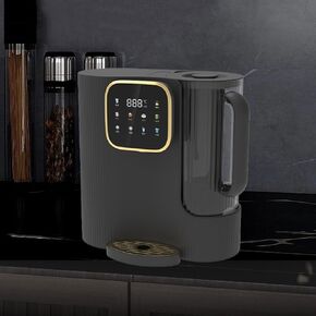 Large Capacity Countertop Installation Free Instantaneous Pipeline Machine with Electronic Child Lock,Water Purifier Adjustable Temperature Kettle Water Dispenser (White)