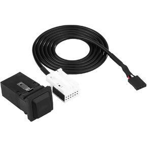 5KD035724 Car USB AUX Audio Cable Switch Cable For RCD510 RCD310 Golf/GTI/R MK5 MK6 Jetta 5KD035724