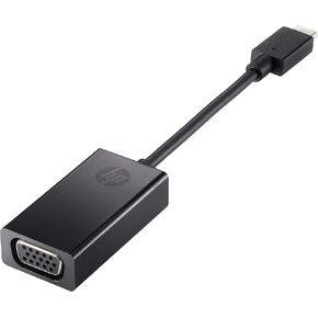 HP 4SH06AA USB-C VGA Black Cable Adapter (USB-C, VGA, Male Connector/Female Connector, Black)
