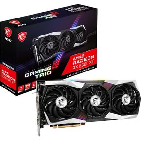 MSI Gaming AMD Radeon RX 6800 XT 16GB GDRR6 256-bit HDMI/DP 2310 MHz Boost Clock RDNA 2 OC Graphics Card (RX 6800 XT Gaming Z Trio 16G)