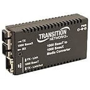 Transition Networks SC Mini Transceiver/Media Converter (M/GE-T-SX-01-NA)