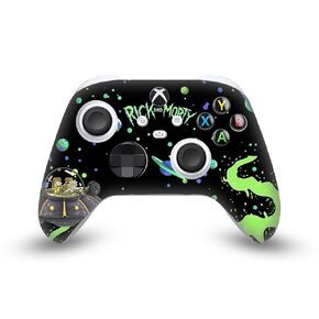 Head Case Designs Officially Licensed Rick And Morty The Space Cruiser Graphics Vinyl Sticker Gaming Skin Decal Cover Compatible With Xbox Series X/S Controller