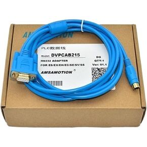 LEVI-DVP Suitable LEVI HMI Touch Panel 700 777 430T 908T Connect Programming Cable Download Line(LEVI-DVP White,2m)