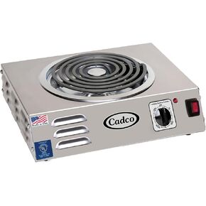 Cadco - CSR3T - Single Hi-Power Stainless Steel electric Hot Plate