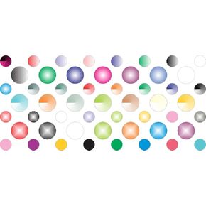 StickerTalk Pastel Camera Dots Webcam Covers, 1 Sheet of 32 Stickers at 0.25 inches Diameter, 21 Stickers at 0.375 inches Diameter.