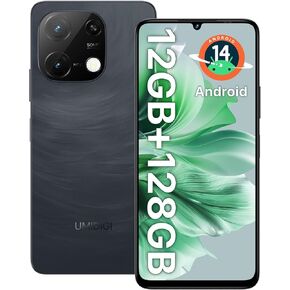 UMIDIGI G9C Unlocked Cell Phone Android 14,Octa-core 6+6GB +128GB Expand 1TB Unlocked Smartphone,6.75" HD+ 90Hz,5000mAh Battery,50MP Camera,GPS,BT 5.5,NFC,AI Face Unlock,Warranty,Black