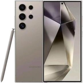 الهاتف الخليوي Ultra Samsung Galaxy S24 ، هاتف ذكي من الذكاء الاصطناعي 256 جيجا بايت ، Android غير المقفلة ، 200 ميجابكسل ، 100x تكبير ، عمر البطارية الطويل ، S Pen ، الإصدار العالمي ، 2024 - Titanium Black