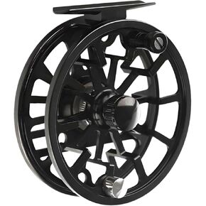 Aluminum Fly Fishing Reel, Lightweight and Smooth, CNC Machined with One-Way Bearing for Anglers