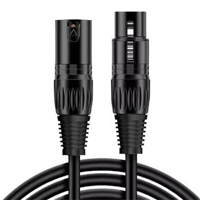 3Meters DMX512 XLR Cable Male to Female M/F OFC Audio Cable Shielded for Microphone Mixer