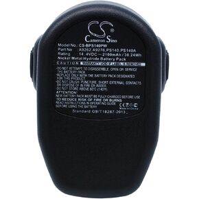 14.4V High-Performance Replacement Battery for Firestorm PS142K FS1800S FS1400D FS1800JS FS1800ID GPC1800P FS1200D FSD122 FS14PS FS1800CS with FS18BX FS180BX FSB18 FS140BX FSB12/2100mAh