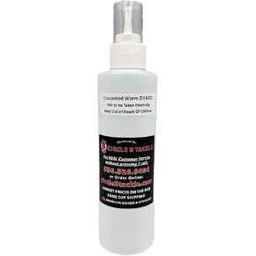 Unscented Worm Oil for Soft Plastic Fishing Lures 6 OZ Bottle Fishing Lures Additive Oil Make Any Soft Plastic Bait Look New and Shinny
