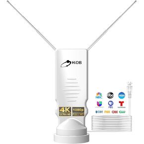2025 Upgraded Rabbit Ear TV Antenna - Never Pay for Cable Again! Cut The Cord & Get Free HD Channels in Stunning 4K/1080p with Classic Rabbit Ear Design!