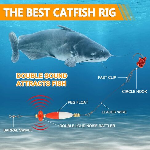 Santee Rig Catfish Float Cooper Rig for Bank Fishing Catfishing. in Kuwait