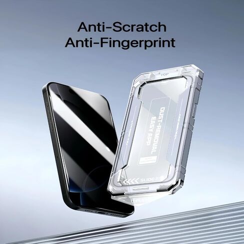 Luxury Privacy Screen Protector-Dust Free Without Bubbles, Smoothshield 2 Packs – Tempered Glass Screen Protector with Anti-Scratch Anti-Fingerprint Privacy & Auto Dust-Free Install in Kuwait