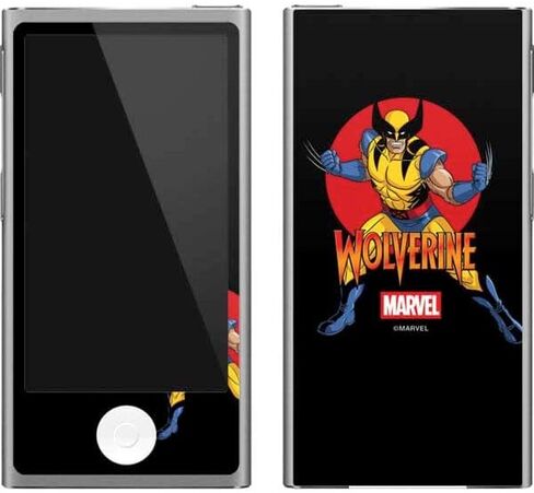 Skinit MECAL MP3 Player Skin متوافق مع iPod Nano (7th Gen & 2012) - Marvel X -Men Wolverine Design in Kuwait