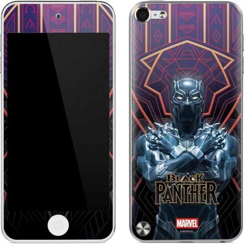 Skinit Decal MP3 Player Skin Compatible with iPod Touch (5th Gen&2012) - Officially Licensed Marvel Black Panther TChalla King of Wakanda Design in Kuwait
