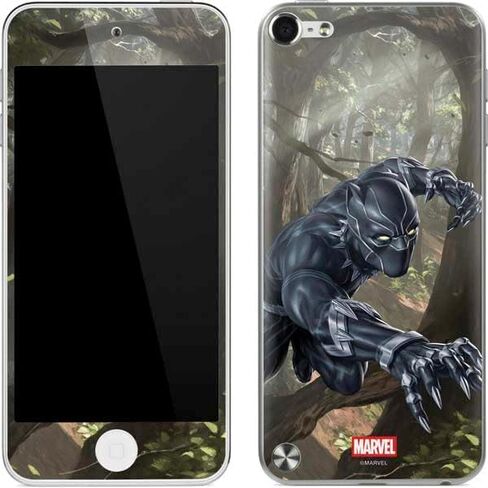 Skinit Decal MP3 Player Skin Compatible with iPod Touch (5th Gen&2012) - Officially Licensed Marvel Black Panther TChalla King of Wakanda Design in Kuwait