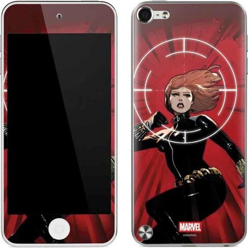 Skinit Decal MP3 Player Skin Compatible with iPod Touch (5th Gen&2012) - Officially Licensed Marvel Black Widow Running Design in Kuwait