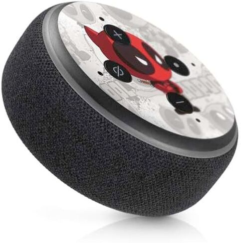 Skinit Skinit Audio Audio Skin متوافق مع Amazon Echo Dot 3 - Marvel Deadpool Babypool Design in Kuwait