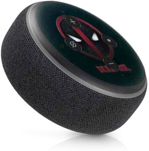 Skinit Skinit Audio Audio Skin متوافق مع Amazon Echo Dot 3 - Marvel Deadpool Babypool Design in Kuwait