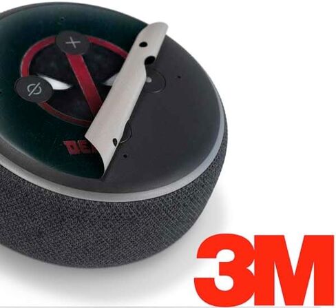Skinit Skinit Audio Audio Skin متوافق مع Amazon Echo Dot 3 - Marvel Deadpool Babypool Design in Kuwait