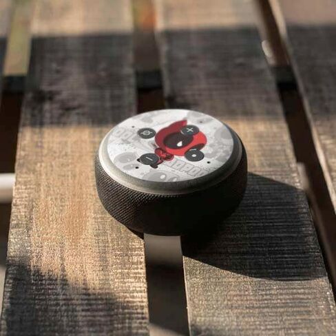 Skinit Skinit Audio Audio Skin متوافق مع Amazon Echo Dot 3 - Marvel Deadpool Babypool Design in Kuwait
