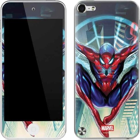 Skinit Decal MP3 Player Skin Compatible with iPod Touch (5th Gen&2012) - Officially Licensed Marvel Spiderman Spidey Sense Design in Kuwait