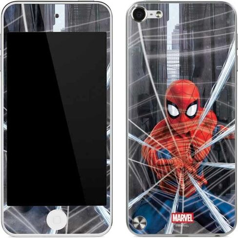 Skinit Decal MP3 Player Skin Compatible with iPod Touch (5th Gen&2012) - Officially Licensed Marvel Spiderman Spidey Sense Design in Kuwait