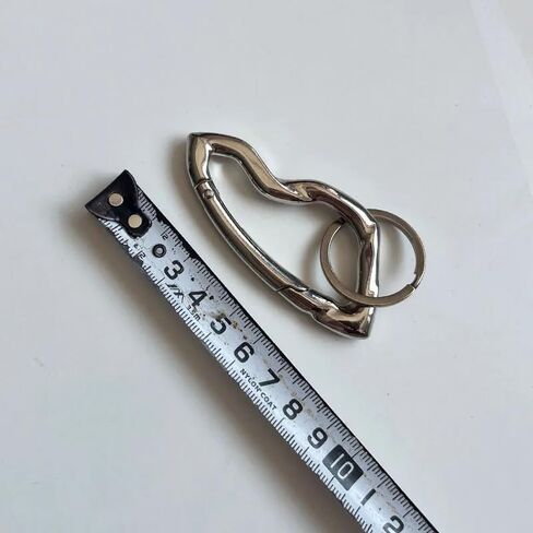 Cute Y2K Carabiner Keychain Clips Irregular Cool Multi-Use Large Heavy Duty Carabiner Hook Key Ring Outdoor Accessories Buckle in Saudi Arabia