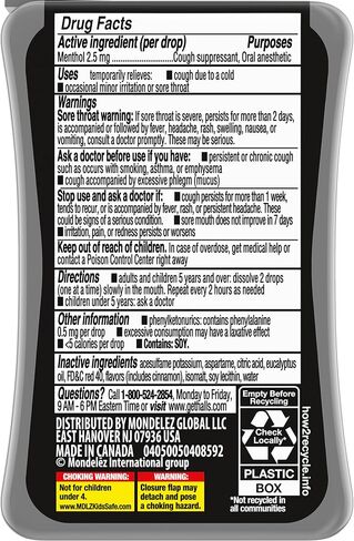 HALLS Minis Watermelon Flavor Sugar Free Cough Drops, 24 Drops in Saudi Arabia