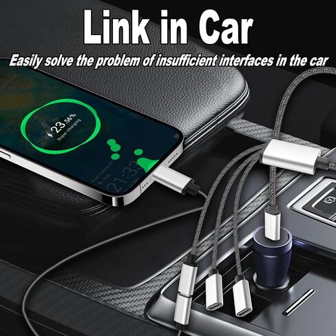 Type-C Splitter 1 في 3 Or USB-C ذكر إلى 3 USB C كابل أنثى شحن كابل محول الفاصل Multi Port OTG مزود بنقل البيانات in Kuwait