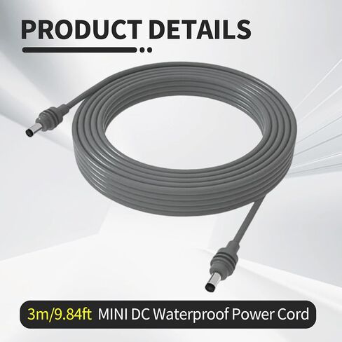 for Starlink Mini Cable, 3M/9.8FT DC Power Cable Replacement Cable for Mini Power Charging Waterproof Outdoor in Saudi Arabia