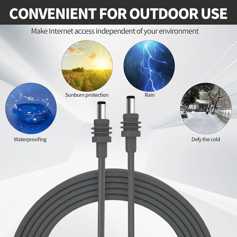 for Starlink Mini Cable, 3M/9.8FT DC Power Cable Replacement Cable for Mini Power Charging Waterproof Outdoor in Saudi Arabia