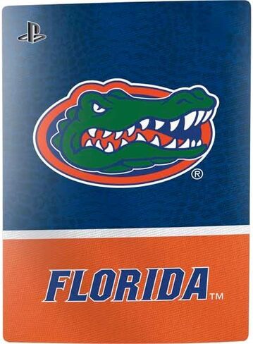 Skinit Decal Gaming Skin Compatible with PS5 Bundle - Officially Licensed University of Florida Gators Mascot Blue Design in Saudi Arabia