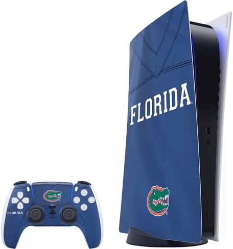 Skinit Decal Gaming Skin Compatible with PS5 Bundle - Officially Licensed University of Florida Gators Mascot Blue Design in Saudi Arabia