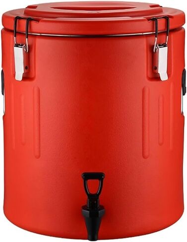 موزع 10L-80L الساخنة والباردة مع غطاء صنبور من الفولاذ المقاوم للصدأ الماء الساخن غلاية جرة الماء الساخن غلاية موزع تجاري القهوة الحليب الشاي دلو شاي معزول (70 لتر) in Saudi Arabia