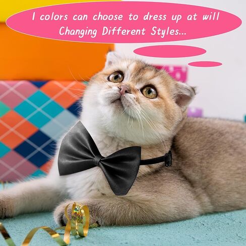 200 Pieces Bulk Dog Bow Ties with Adjustable Collar 19 Colors Puppy Cat Dog Neck Tie Collars Pet Grooming Accessories for Little Medium Girl Boy Pet Holiday Festival Wedding Birthday Gift Party in Saudi Arabia