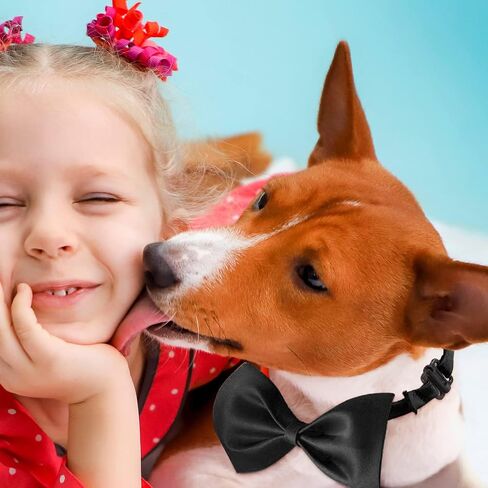 200 Pieces Bulk Dog Bow Ties with Adjustable Collar 19 Colors Puppy Cat Dog Neck Tie Collars Pet Grooming Accessories for Little Medium Girl Boy Pet Holiday Festival Wedding Birthday Gift Party in Saudi Arabia