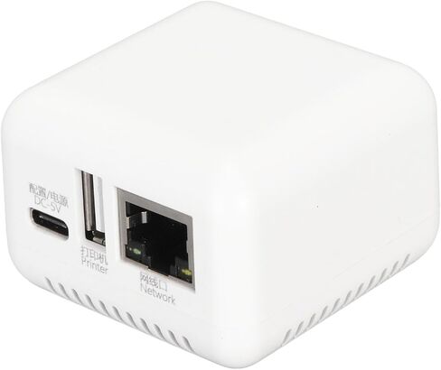 Print Server ، محول خادم الطابعة LAN USB 2.0 ، 1 منفذ N USB 2.0 شبكة طباعة شبكة مع منفذ النوع C ومنفذ USB لـ Linux 3.4 (سدادة الولايات المتحدة) in Saudi Arabia