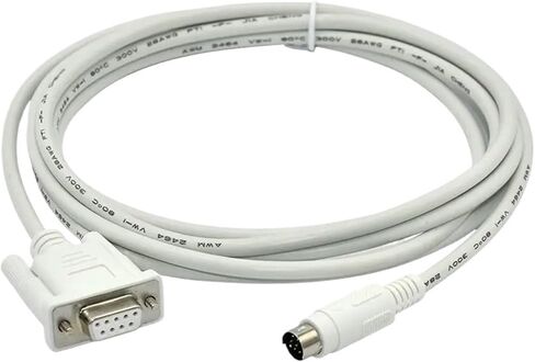 LEVI-DVP Suitable LEVI HMI Touch Panel 700 777 430T 908T Connect Programming Cable Download Line(LEVI-DVP White,2m) in Saudi Arabia