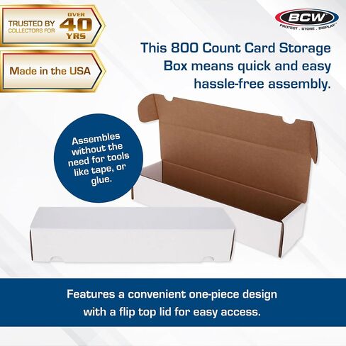 BCW 800 Card Storage Box - 20 ct in Saudi Arabia