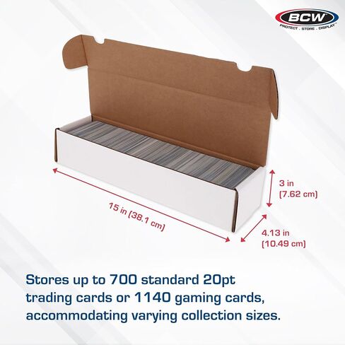 BCW 800 Card Storage Box - 20 ct in Saudi Arabia